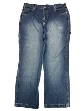 VTG Y2K 90s Phat Farm Baggy Carpenter Blue Jeans 40x33 Wide Leg Skater Hip Hop